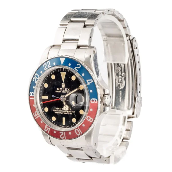 Vintage Rolex GMT-Master 1675 Glossy Gilt Dial "Pepsi