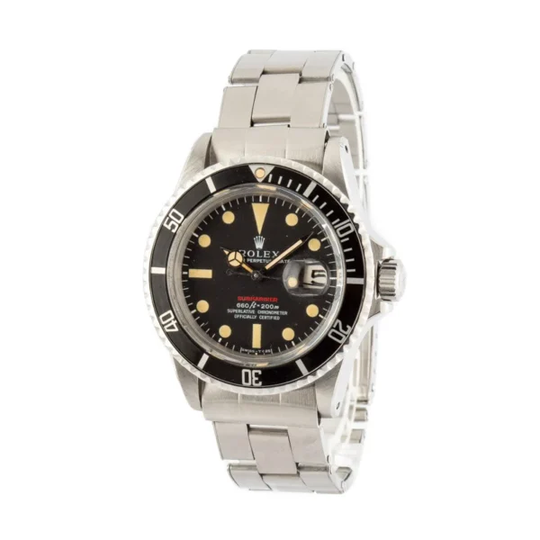 Vintage Rolex Red Submariner 1680 Feet First Dial - Image 5