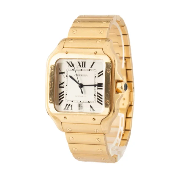 Santos de Cartier Watch 18k Yellow Gold