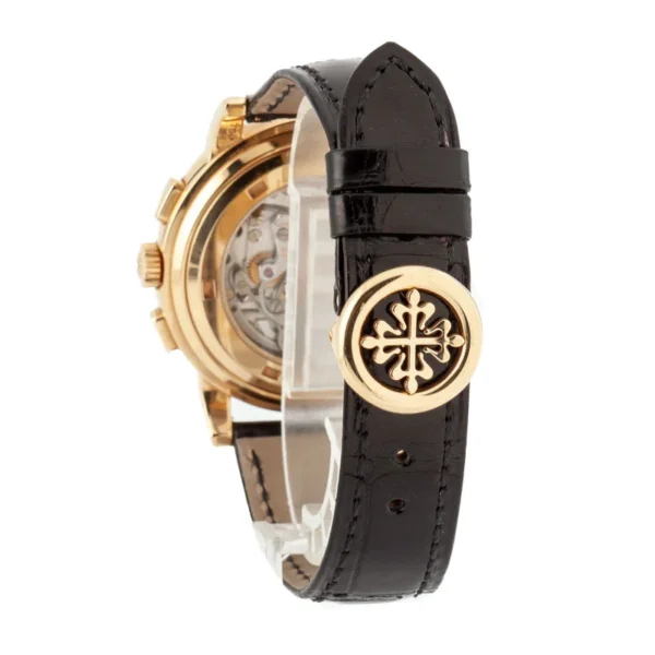 Patek Philippe Complications 18k Yellow Gold Chronograph - Image 2