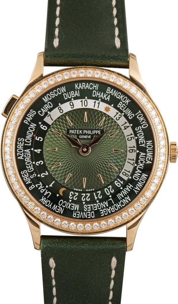 Patek Philippe Complications Rose Gold Olive Green Dial - Image 7