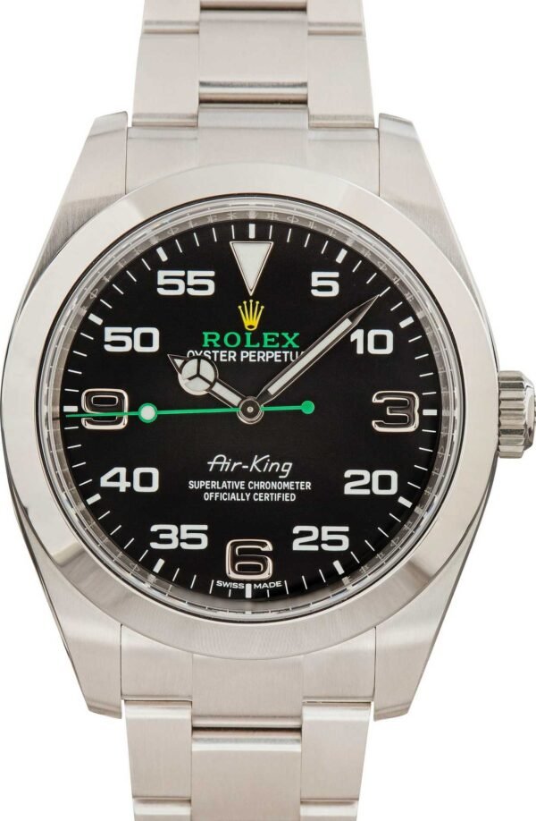 Rolex Air-King 116900 Black Arabic Dial - Image 2