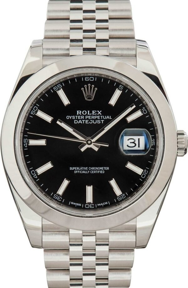 Rolex Datejust 41 Ref 126300 Black Dial - Image 2