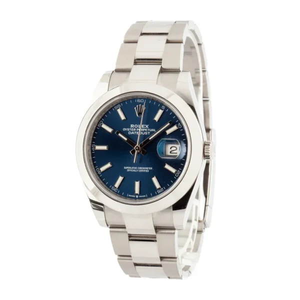 Rolex Datejust 41 Ref 126300 Blue Dial