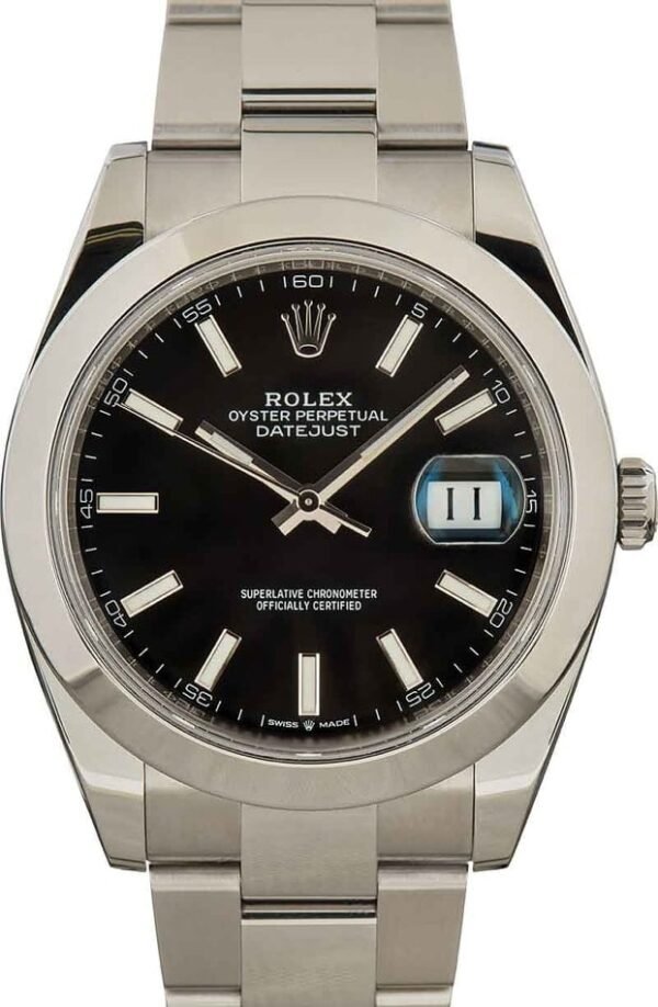 Rolex Datejust 41 Ref 126300 Black Dial - Image 7