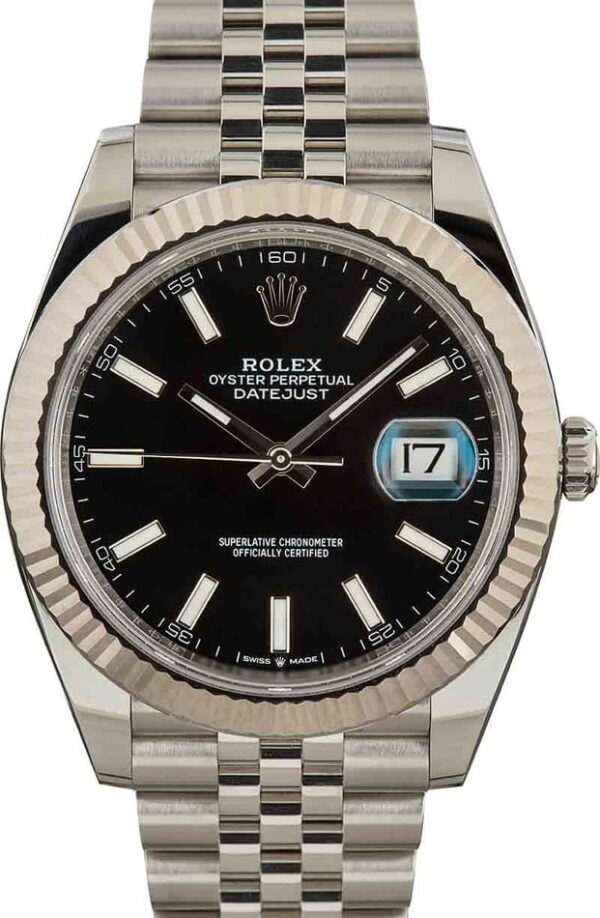 Used Rolex Datejust 41 Ref 126334 Black Dial - Image 2