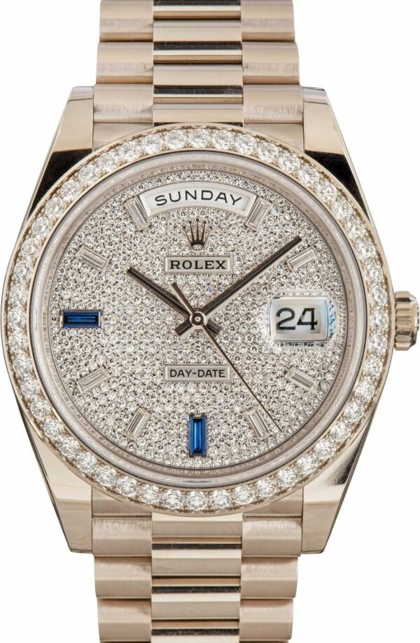 Rolex Day-Date 40 228349 White Gold - Image 8