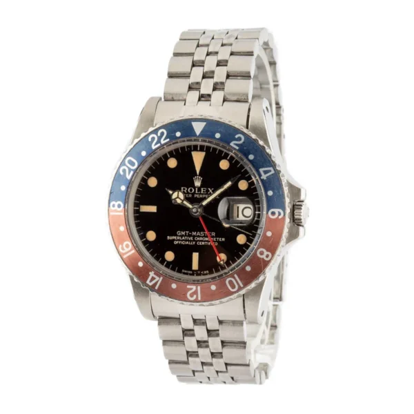 Vintage Rolex GMT-Master 1675 Pepsi Bezel