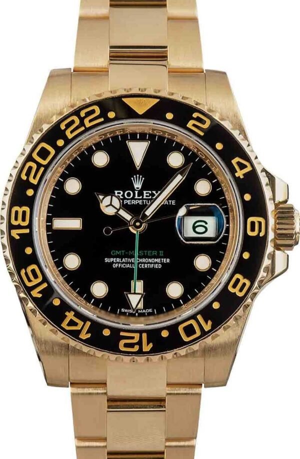 Rolex GMT-Master II Ref 116718 18k Yellow Gold - Image 7