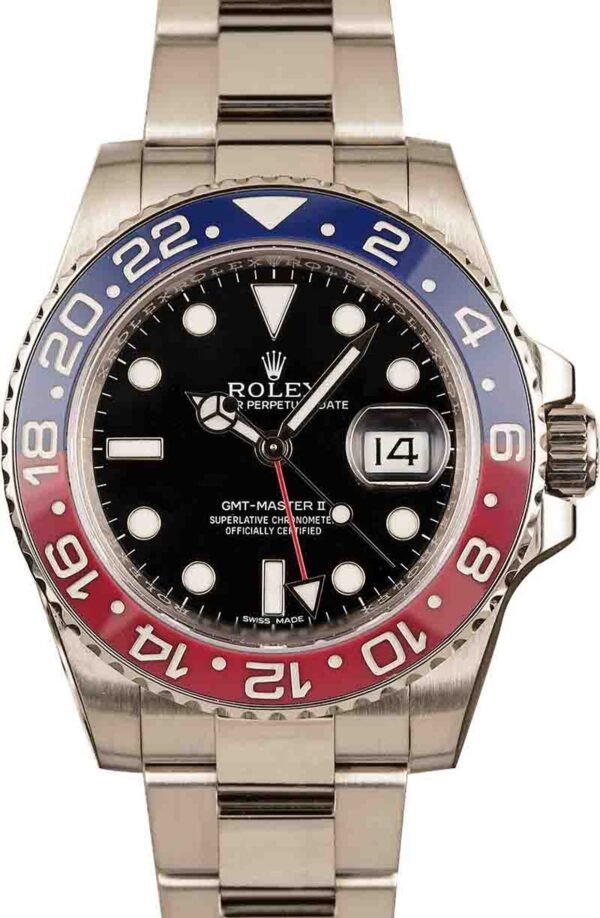 Rolex GMT-Master II Ref 116719 18k White Gold Pepsi - Image 2