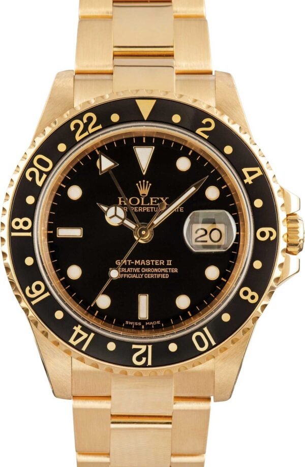 Rolex GMT-Master II ref 16718 18k Yellow Gold - Image 6