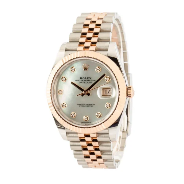 Rolex Datejust 41 Ref 126331 Mother of Pearl Diamond Dial