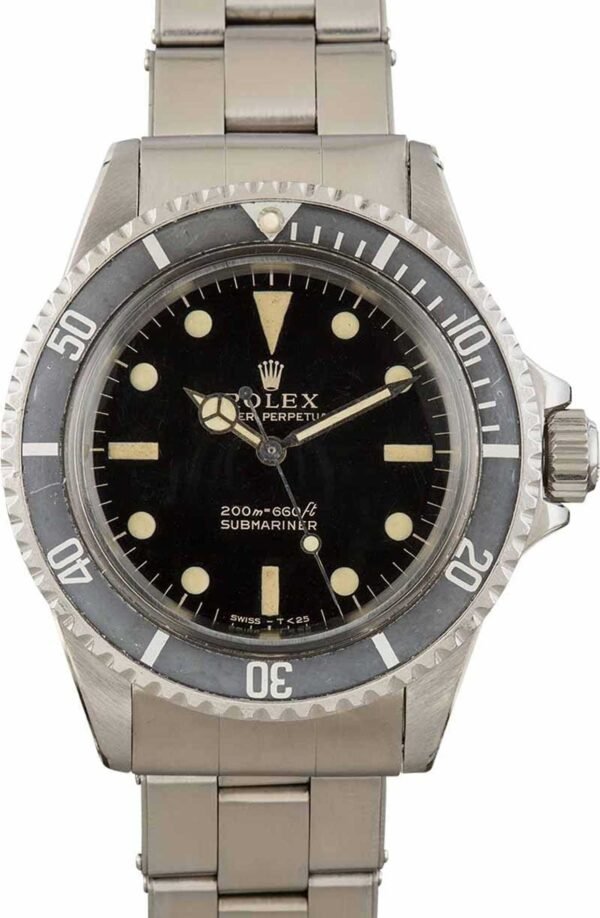 Vintage Rolex Submariner 5513 Stainless Steel - Image 6