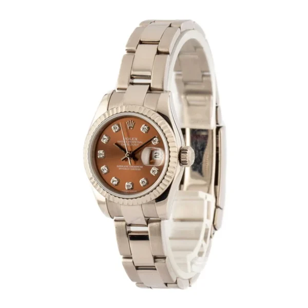 Rolex Datejust 179179 Bronze Diamond Dial